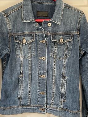 Articles of Society denim jean jacket short length size Medium
